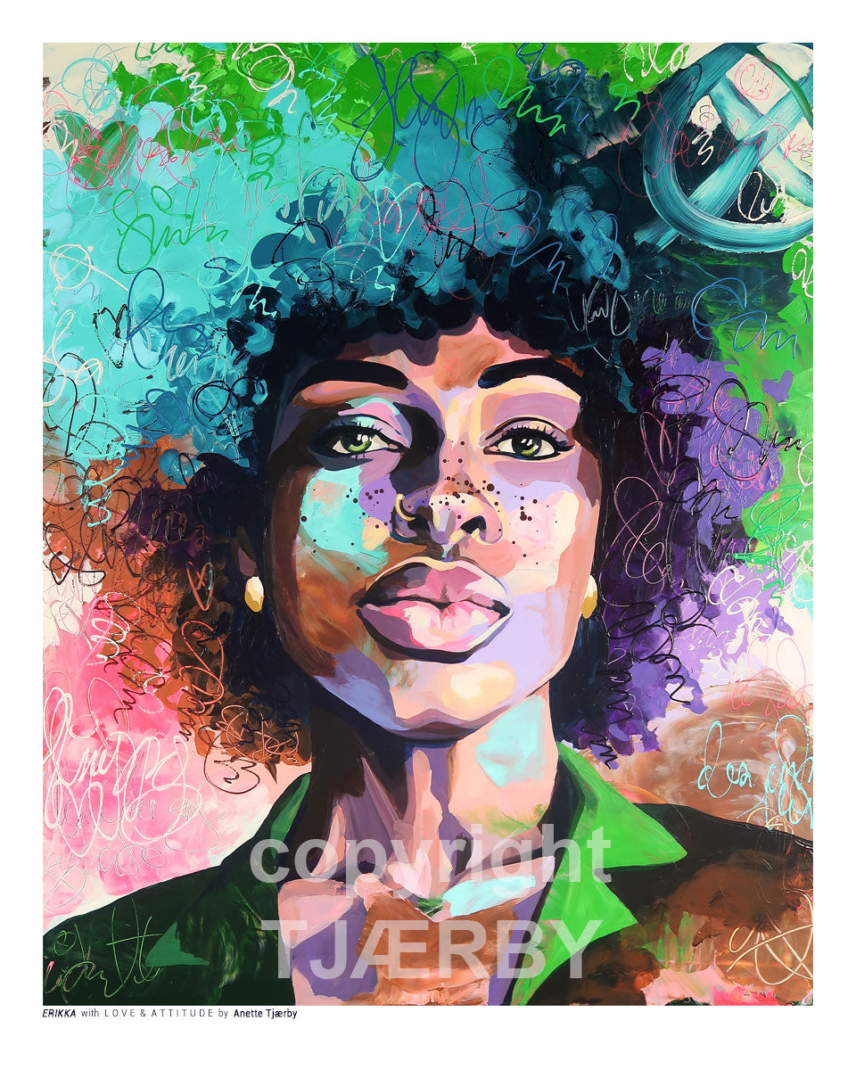 Art Print Open Edition 50x40 - ERIKKA