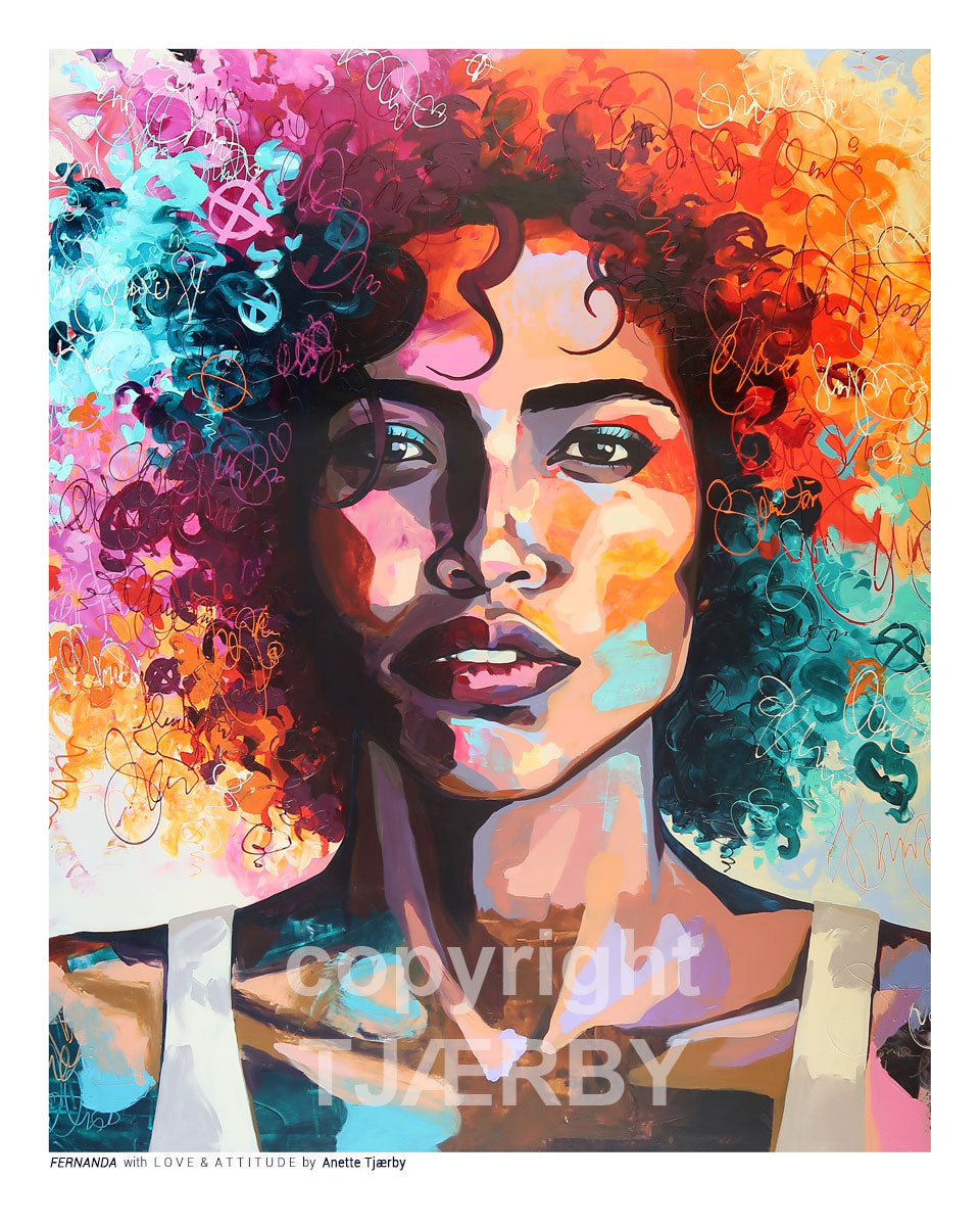 Art Print Open Edition 50x40 - FERNANDA
